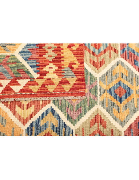 Kilim 128x176 Cm Kilim, Afghanistan, Hand-carded Wool (warp: