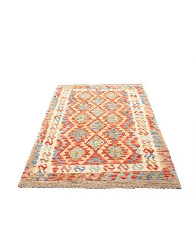 Kilim 124x182 Cm Kilim Afghanistan Hand-carded Wool Cotton