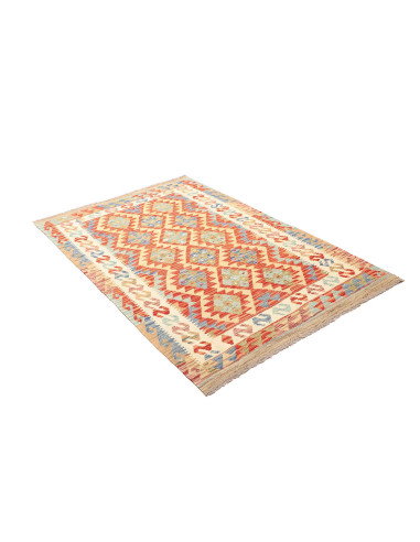Kilim 124x182 Cm Kilim Afghanistan Hand-carded Wool Cotton