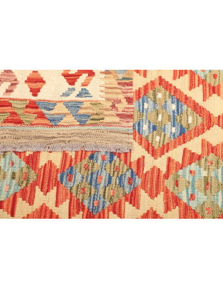 Kilim 124x182 Cm Kilim Afghanistan Hand-carded Wool Cotton