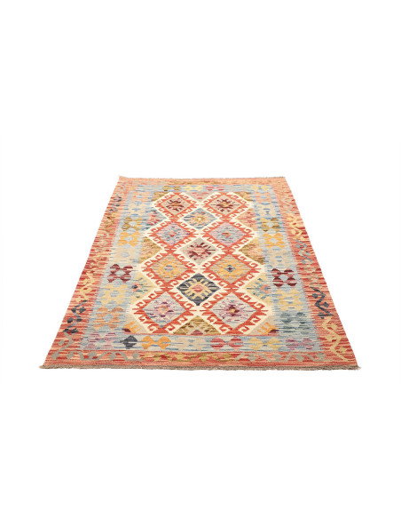 Kilim 129x177 Cm Kilim, Afghanistan, Lana Cardata A Mano
