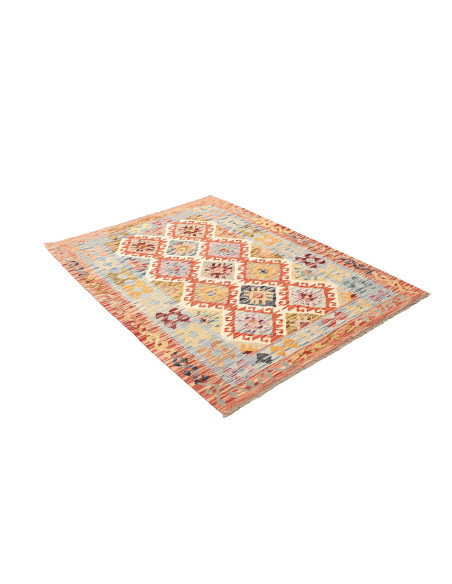 Kilim 129x177 Cm Kilim, Afghanistan, Hand-carded Wool