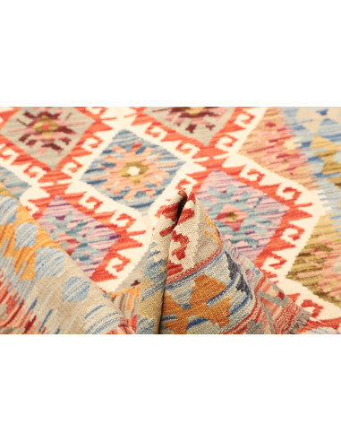 Kilim 129x177 Cm Kilim, Afghanistan, Lana Cardata A Mano