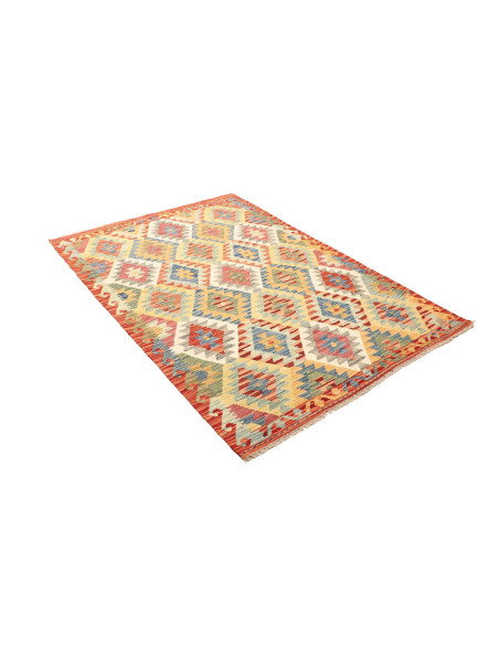 Kilim 128x186 Cm Kilim Afghanistan, Lana Cardata A Mano