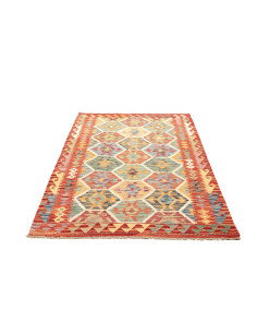 Kilim 126x176 Cm Kilim Afghanistan, Hand-carded Wool (cotton 2