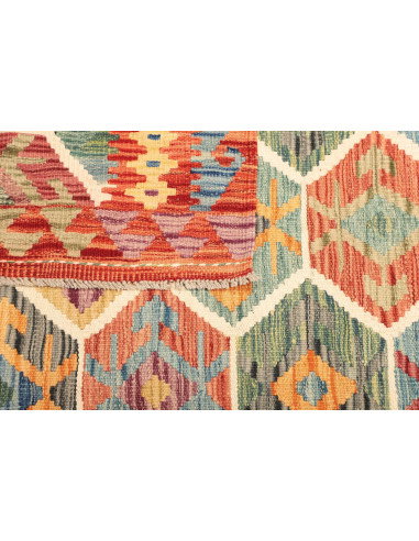 Kilim 126x176 Cm Kilim Afghanistan, Hand-carded Wool (cotton