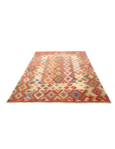 Kilim 171x235 Cm Kilim, Afghanistan, Lana Cardata A Mano