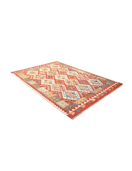 Kilim 176x248 Cm Kilim Afghanistan, Hand-carded Wool, Cotton