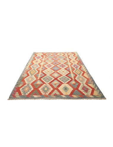 Kilim 174x239 Cm Kilim, Afghanistan, Hand-carded Wool, 0.3