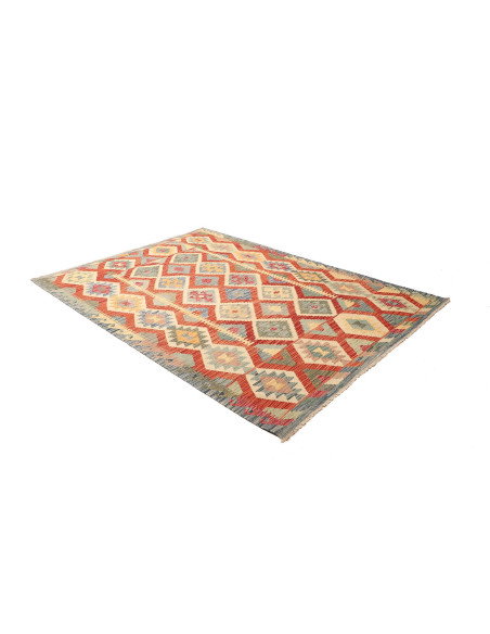 Kilim 174x239 Cm Kilim, Afghanistan, Lana Cardata A Mano,