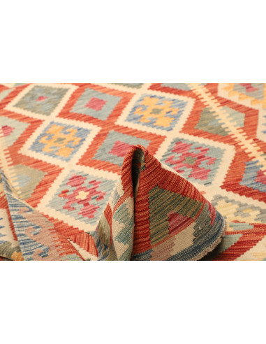 Kilim 174x239 Cm Kilim, Afghanistan, Lana Cardata A Mano,