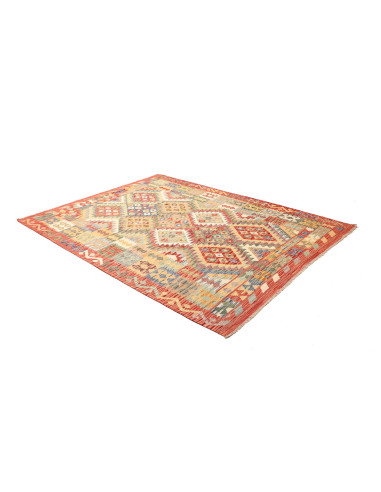 Kilim 183x243 Cm Kilim Afghanistan Hand-carded Wool
