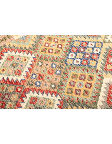 Kilim 183x243 Cm Kilim Afghanistan Lana Cardata A Mano