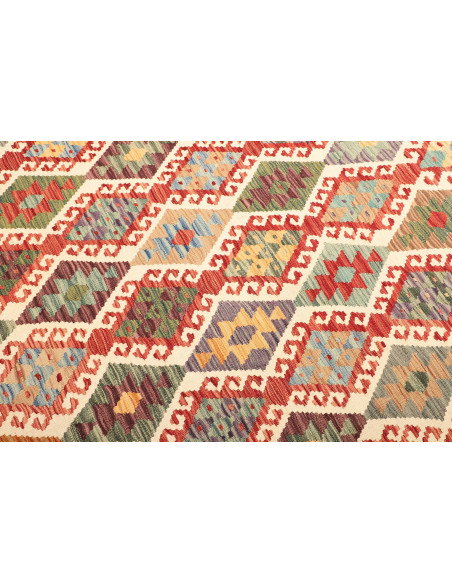 Kilim 181x237 Cm Kilim Afghanistan Lana Cardata A Mano