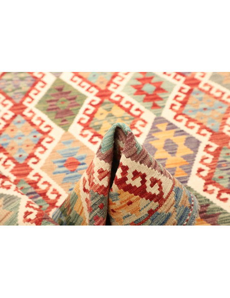 Kilim 181x237 Cm Kilim Afghanistan Lana Cardata A Mano