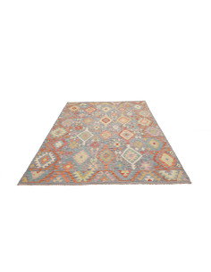 Kilim 172x240 Cm Kilim, Afghanistan, Hand-carded Wool, 2