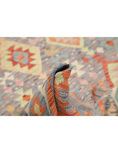 Kilim 172x240 Cm Kilim, Afghanistan, Lana Cardata A Mano,