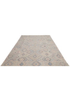Kilim 201x293 Cm Kilim, Afghanistan, Lana Cardata A Mano 2