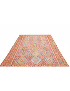 Kilim 204x288 Cm Kilim Afghanistan, Hand-carded Wool, 0.3 Cm 2