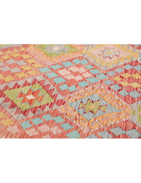 Kilim 204x288 Cm Kilim Afghanistan, Hand-carded Wool, 0.3 Cm
