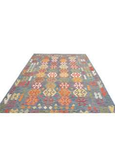 Kilim 206x298 Cm Kilim, Afghanistan, Lana Cardata A Mano 2