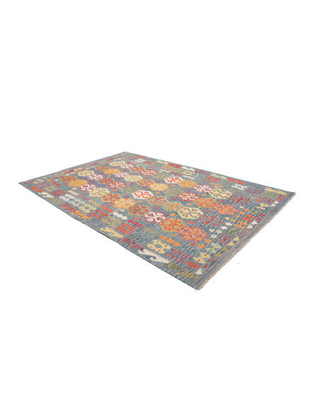 Kilim 206x298 Cm Kilim, Afghanistan, Lana Cardata A Mano