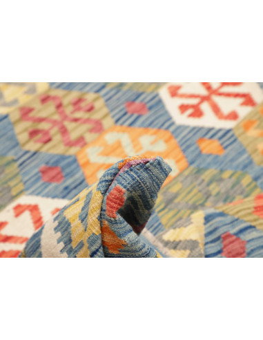 Kilim 206x298 Cm Kilim, Afghanistan, Lana Cardata A Mano