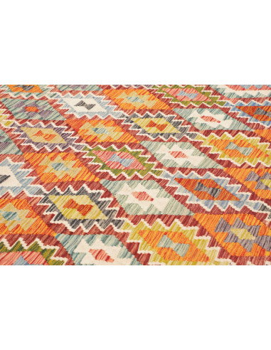Kilim 210x304 Cm Kilim, Afghanistan, Lana Cardata A Mano