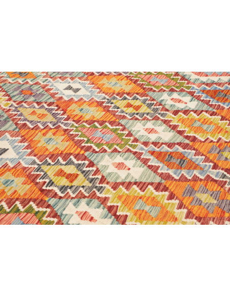 Kilim 210x304 Cm Kilim, Afghanistan, Lana Cardata A Mano