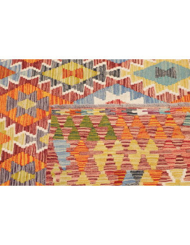 Kilim 210x304 Cm Kilim, Afghanistan, Lana Cardata A Mano