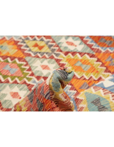 Kilim 210x304 Cm Kilim, Afghanistan, Lana Cardata A Mano