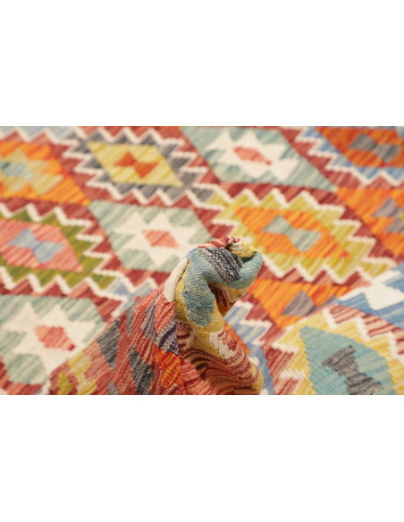 Kilim 210x304 Cm Kilim, Afghanistan, Lana Cardata A Mano