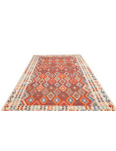 Kilim 204x300 Cm Kilim, Afghanistan, Lana Cardata A Mano, 2