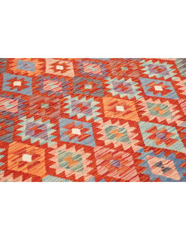 Kilim 204x300 Cm Kilim, Afghanistan, Hand-carded Wool,