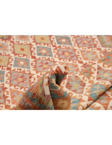 Kilim 208x302 Cm Kilim, Afghanistan, Hand-carded Wool