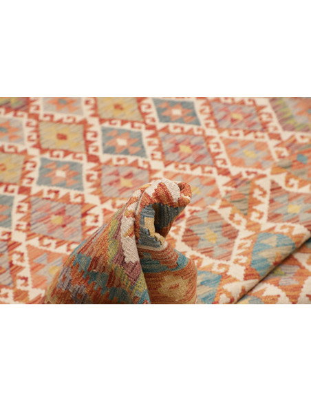 Kilim 208x302 Cm Kilim, Afghanistan, Hand-carded Wool