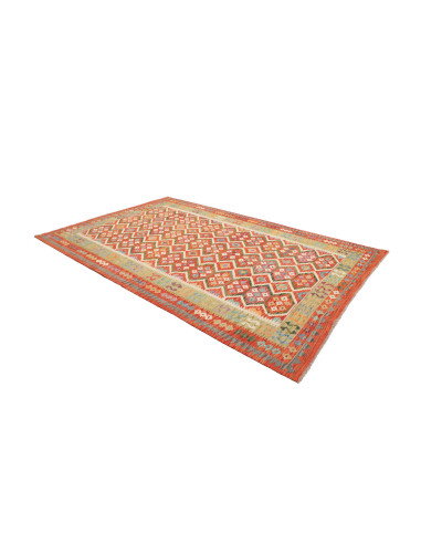 Kilim 206x305 Cm Kilim Afghanistan, Hand-carded Wool (warp: