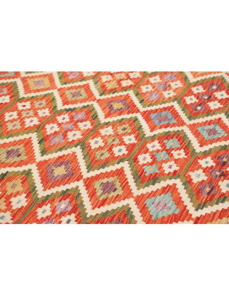 Kilim 206x305 Cm Kilim Afghanistan, Lana Cardata A Mano
