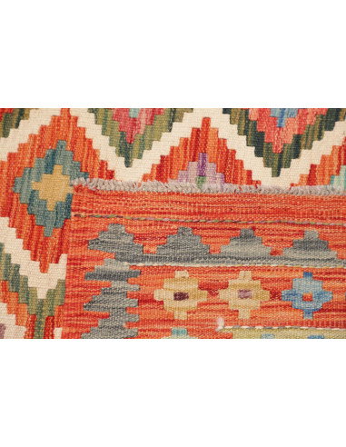 Kilim 206x305 Cm Kilim Afghanistan, Lana Cardata A Mano