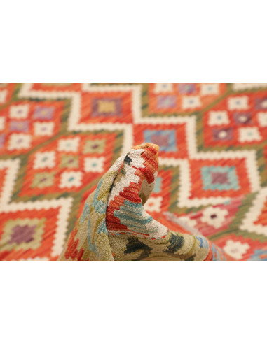 Kilim 206x305 Cm Kilim Afghanistan, Hand-carded Wool (warp: