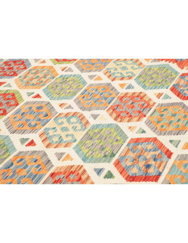 Kilim 202x308 Cm Kilim, Afghanistan, Hand-carded Wool,