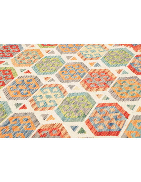 Kilim 202x308 Cm Kilim, Afghanistan, Hand-carded Wool,