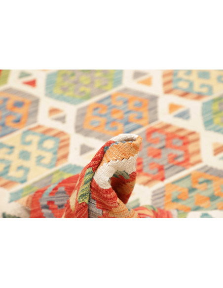 Kilim 202x308 Cm Kilim, Afghanistan, Lana Cardata A Mano,