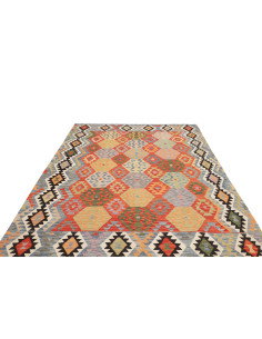 Kilim 208x301 Cm Kilim, Afghanistan, Hand-carded Wool, 2