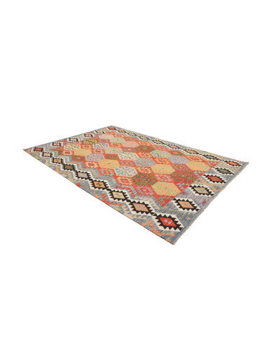 Kilim 208x301 Cm Kilim, Afghanistan, Lana Cardata A Mano,