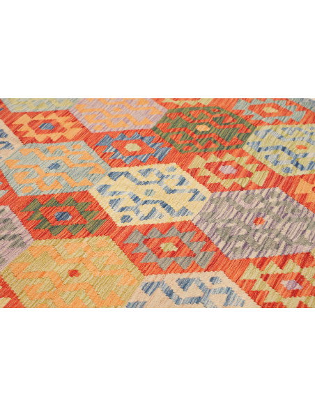 Kilim 208x301 Cm Kilim, Afghanistan, Lana Cardata A Mano,
