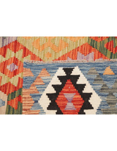 Kilim 208x301 Cm Kilim, Afghanistan, Lana Cardata A Mano,