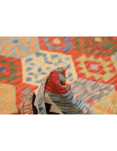 Kilim 208x301 Cm Kilim, Afghanistan, Lana Cardata A Mano,