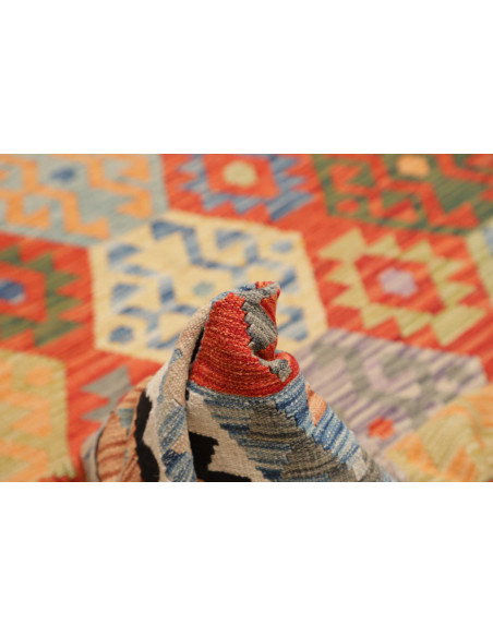 Kilim 208x301 Cm Kilim, Afghanistan, Hand-carded Wool,