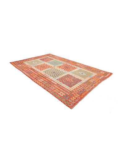 Kilim 208x298 Cm Kilim Afghanistan Lana Cardata A Mano